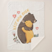 Beste moeder ooit Sherpa Blankets, moederdag gift Sherpa Deken (Voorkant)