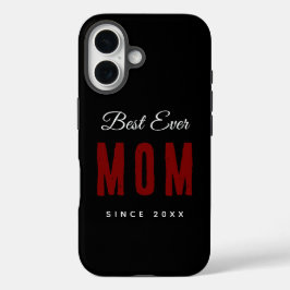 Beste moeder ooit sinds 20XX Modern eenvoudig prep iPhone 16 Hoesje