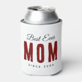 Beste moeder ooit sinds 20XX Modern Simple Preppy Blikjeskoeler (Blikje Voorkant)