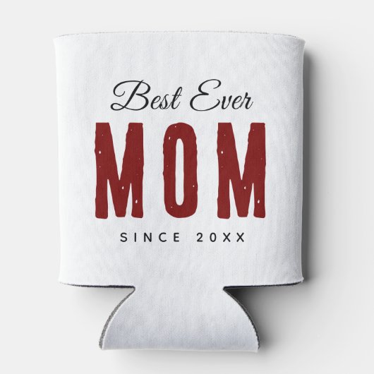 Beste moeder ooit sinds 20XX Modern Simple Preppy Blikjeskoeler (Achterkant)