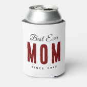 Beste moeder ooit sinds 20XX Modern Simple Preppy Blikjeskoeler (Blikje Achterkant)
