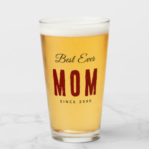 Beste moeder ooit sinds 20XX Modern Simple Preppy Glas