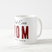 Beste moeder ooit sinds 20XX Modern Simple Preppy Koffiemok (Voorkant rechts)
