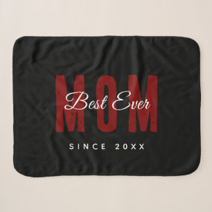 Beste moeder ooit sinds 20XX Modern Simple Preppy Sherpa Deken