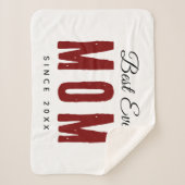 Beste moeder ooit sinds 20XX Modern Simple Preppy Sherpa Deken (Voorkant)