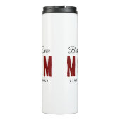 Beste moeder ooit sinds 20XX Modern Simple Preppy Thermosbeker (Achterkant)