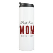 Beste moeder ooit sinds 20XX Modern Simple Preppy Thermosbeker (Geroteerd rechts)