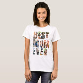 Beste Moeder Ooit | Sjabloon voor Fotocollage T-shirt (Voorkant volledig)