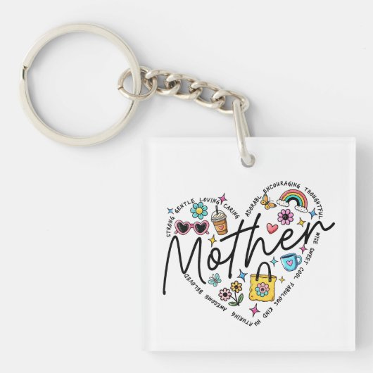 Beste moeder ooit sleutelhanger (voorkant)