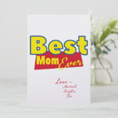 Beste moeder ooit Speelgoed verhaal fan club Kaart (Staand voorkant)