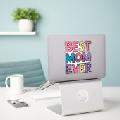 Beste moeder ooit sticker (Laptop op bureau)