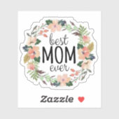Beste moeder ooit sticker (Vel)