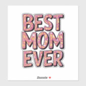 Beste moeder ooit sticker (Vel)