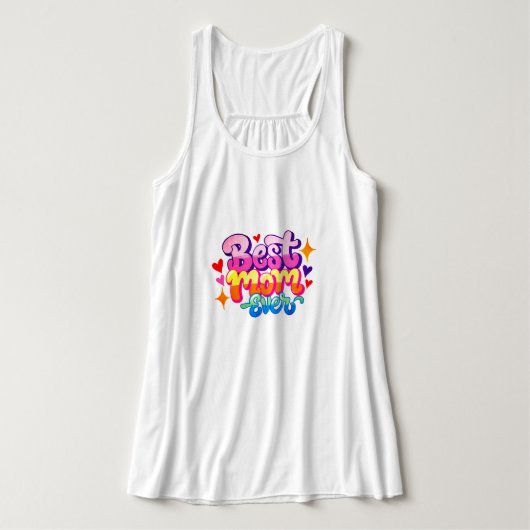 Beste moeder ooit (stijl 1) tanktop (Design voorkant)
