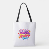 Beste moeder ooit (stijl 1) tote bag (Achterkant)