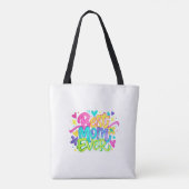 Beste moeder ooit (stijl 2) tote bag (Achterkant)