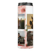 Beste Moeder ooit Stijlvol Script Fotocollage Thermosbeker (Achterkant)