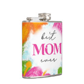 Beste Moeder ooit sublimatie ontwerp Heupfles (Rechts)