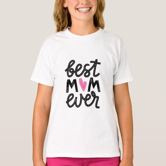 Beste moeder ooit t-shirt (Voorkant)