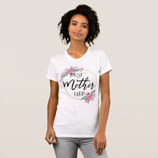 Beste moeder ooit t-shirt (Voorkant volledig)