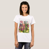 Beste Moeder Ooit Trendy Bloemmotief T-shirt (Voorkant volledig)