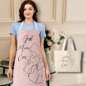 Beste Moeder Ooit Trendy One Line met kind Classic Schort