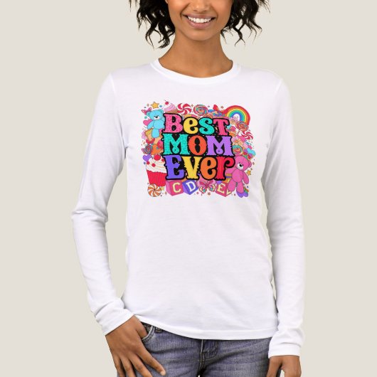 Beste Moeder Ooit Tri-Blend Shirt (Voorkant volledig)