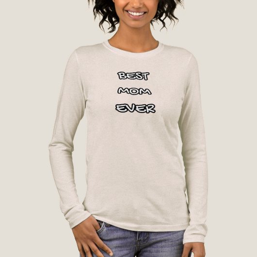 Beste moeder ooit Tri-Blend shirt (Voorkant)