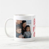 Beste moeder ooit twee foto roze moederdag koffiemok (Links)