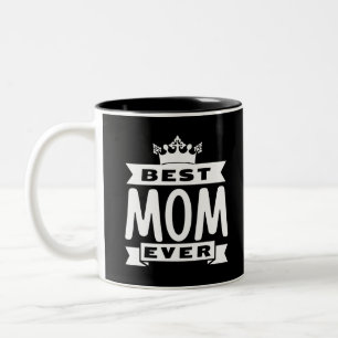 Beste moeder ooit tweekleurige koffiemok