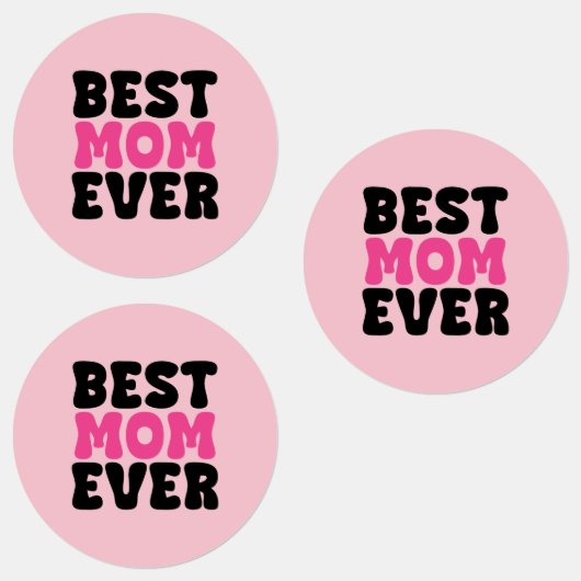 Beste Moeder ooit Typhografie Labels (Groep)