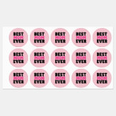 Beste Moeder ooit Typhografie Labels (Vel)