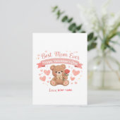 Beste Moeder Ooit Valentijnshart Postkaart (Staand voorkant)