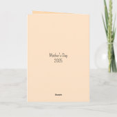 Beste moeder ooit van zonsopgang tot zonsondergang kaart (Achterkant)