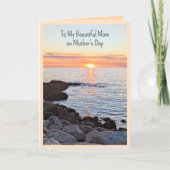 Beste moeder ooit van zonsopgang tot zonsondergang kaart (Voorkant)