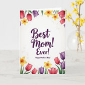 Beste Moeder Ooit Verjaardagskaart Kaart (Gele Bloem)