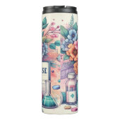 Beste Moeder ooit Verpleegster Kleurrijk Thermosbeker (Achterkant)