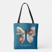 Beste moeder ooit vlinder aangepaste foto's Tas (Achterkant)