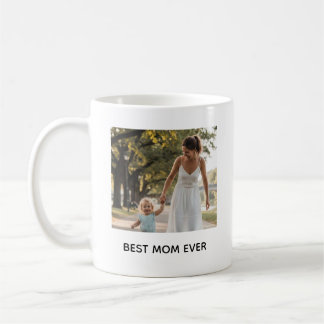Beste moeder ooit volledige foto gepersonaliseerd koffiemok