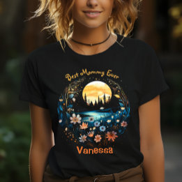 Beste Moeder Ooit Whimsigoth Natuur Fairy Wildbloe T-shirt