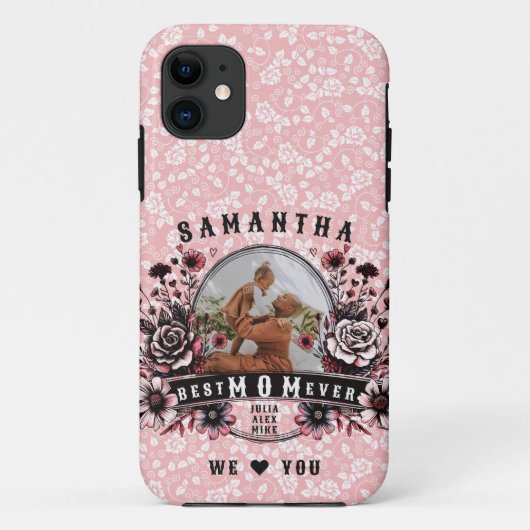 Beste Moeder Ooit Wilde Bloemen Badass Moederdag F Case-Mate iPhone Case (Achterkant)