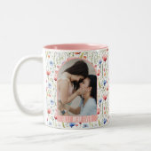 Beste Moeder ooit Wildflower Arch Foto Mok (Links)