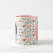 Beste Moeder ooit Wildflower Arch Foto Mok (Center)