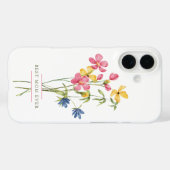 Beste moeder ooit Wildflower Bouquet Moederdag Case-Mate iPhone Case (Achterkant (horizontaal))