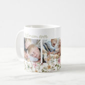 Beste moeder ooit Wildflower Foto Koffiemok (Voorkant links)