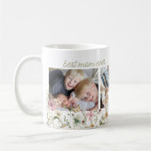 Beste moeder ooit Wildflower Foto Koffiemok (Links)