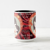 Beste Moeder ooit Wildflower Moederdag Mok (Midden)