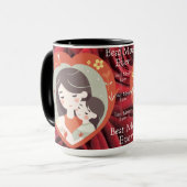 Beste Moeder ooit Wildflower Moederdag Mok (Voorkant links)