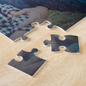Beste moeder ooit witte quote Moederdag fotocadeau Legpuzzel (Zijkant)