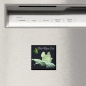 Beste moeder ooit Witte Rosebud Bloem Magneet (Insitu (Vaatwasser))
